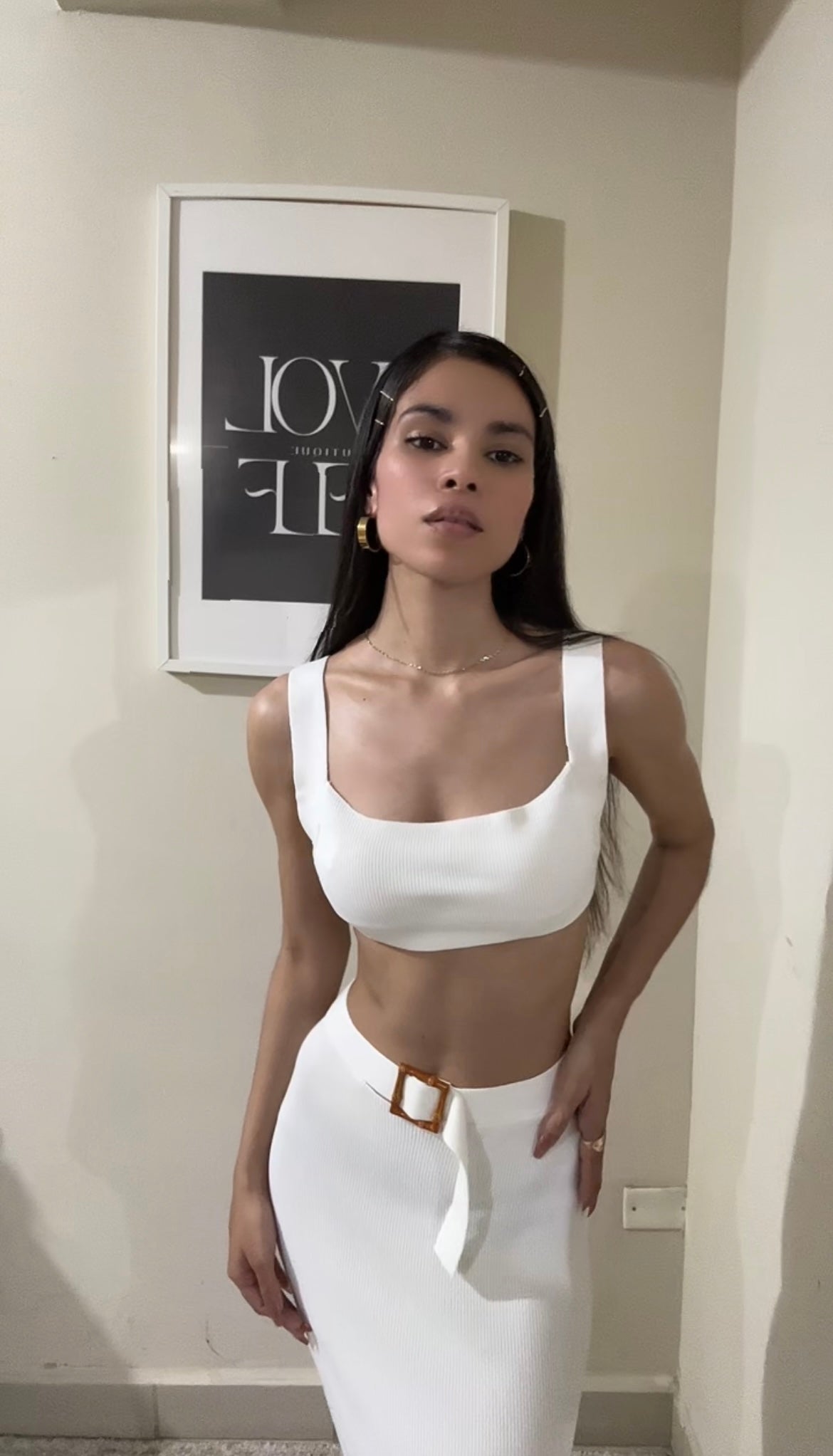 Set de Falda Leaving Now - Blanco